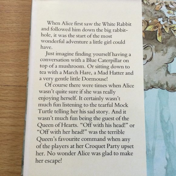 Alice In Wonderland 1992 Rene Cloke Illustrations HC - Picture 3 of 11